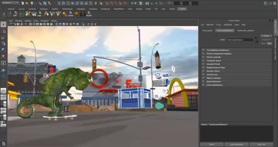 Bullet-Physics-in-Maya-2013
